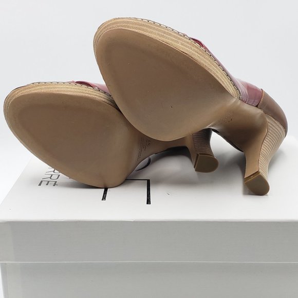 New - GF FERRE Red Patent Leather Heels SIZE 37 - Picture 6 of 8